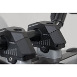 SW-Motech SW-LEH0003930000-B 25mm Bar Back Riser Black for 22mm Handlebars (with variable postion 5/10/15/20/25/30mm increments)