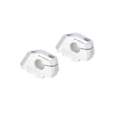 SW-Motech SW-LEH0003930000-S 25mm Bar Back Riser Silver for 22mm Handlebars (with variable postion 5/10/15/20/25/30mm increments)