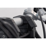 SW-Motech SW-LEH0003931000-B 28mm Bar Back Riser Black for 28mm Handlebars (with variable postion 5/10/15/20/25/30mm increments)