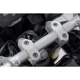 SW-Motech SW-LEH0003931000-S 28mm Bar Back Riser Silver for 28mm Handlebars (with variable postion 5/10/15/20/25/30mm increments)