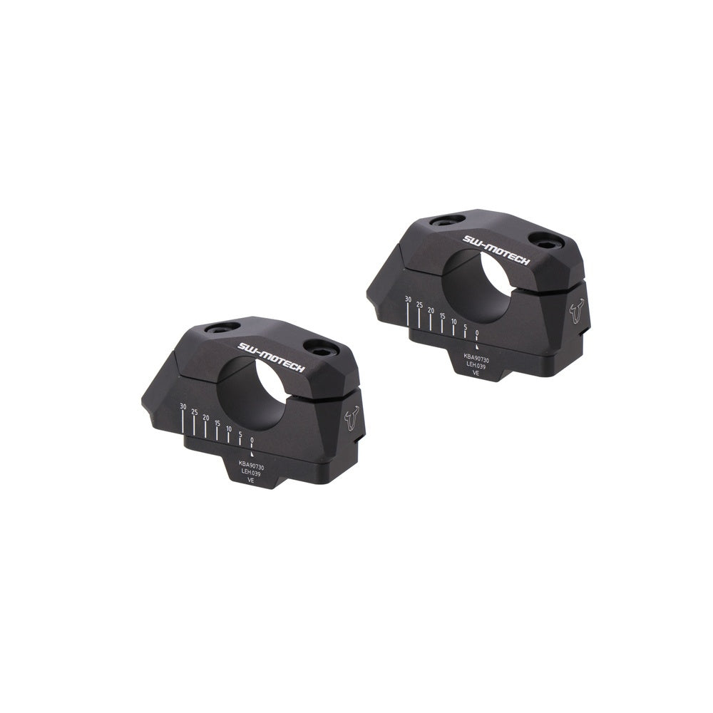 SW-Motech SW-LEH0003931100-B Variable Bar Back 28mm Handlebars w/offset Black for BMW F 850 GS 17-Up/F 850 GS Adventure 18-Up