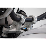 SW-Motech SW-LEH0703912601-S Bar Risers 32mm Silver for BMW S 1000 XR 16-17/R 1200 GS 12-18/Adventure 13-18/Rallye 16-18/R 1250 GS/Adventure 18-Up/Rallye 21-Up
