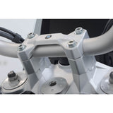 SW-Motech SW-LEH0703912800-S Bar Risers 30mm Silver for BMW F 850 GS/F 850 GS Adventure 17-Up/F 900 GS 23-Up