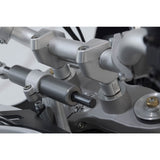 SW-Motech SW-LEH2203910100-S Bar Risers 20mm Silver for Ducati DesertX 22-Up