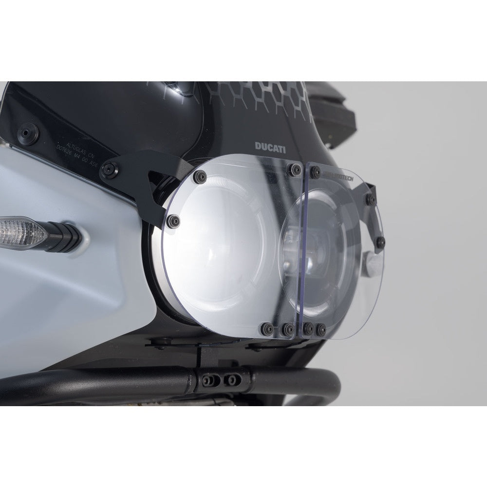 SW-Motech SW-LPS2299510001-B Headlight Guard Black for Ducati DesertX 22-Up