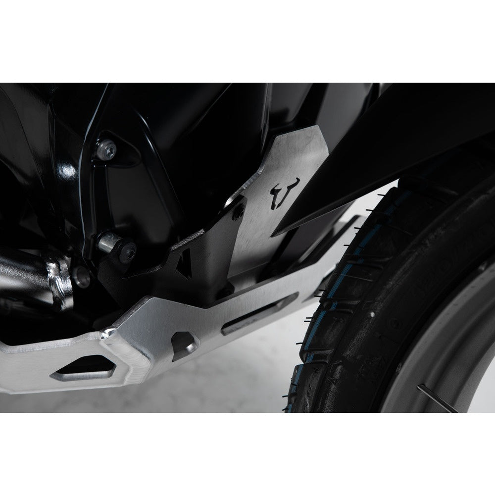 SW-Motech SW-MSS0778110100-B Engine Guard Extension Black/Silver for BMW R 1200 12-18/R 1250 18-Up