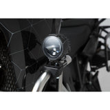 SW-Motech SW-NSW0000461000-B Universal EVO High Beam Kit Black with Crash Bar Clamps for Lights