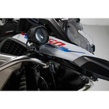SW-Motech SW-NSW0700410400-B Light Mounts Black for BMW R 1200 GS 12-18/R 1250 GS 18-Up