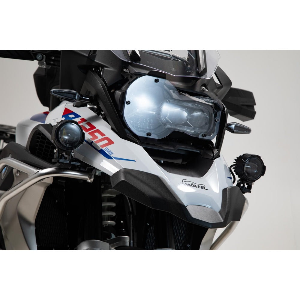 SW-Motech SW-NSW0700451400-B EVO Fog Light Kit Black for BMW R 1200 GS 12-18/R 1250 GS 18-Up