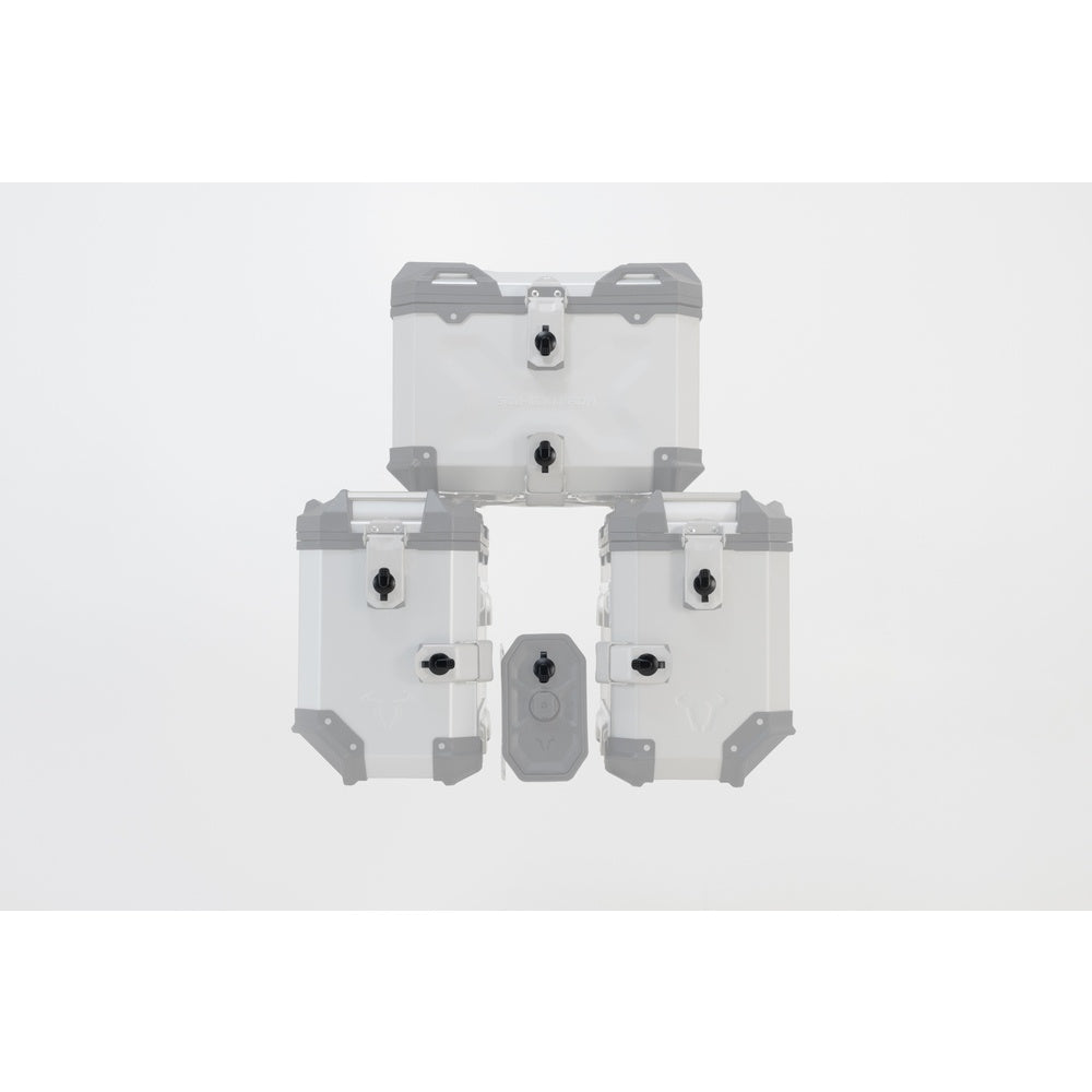 SW-Motech SW-QLS0009515100 TRAX Lock Set with Anti-Theft Protection (7 Locks, 2 Keys, 2 Anti-Theft Locks for PRO Side Carriers)