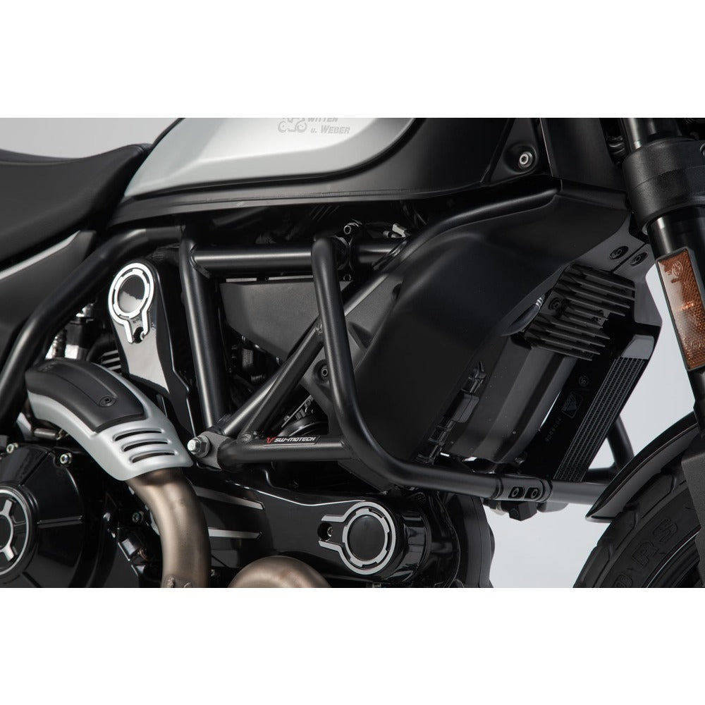 SW-Motech SW-SBL2257710001-B Crash Bars Black for Ducati Scrambler 14-Up Models