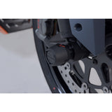 SW-Motech SW-STP0417610501-B Front Axle Slider Set Black for CF Moto 800MT 21-Up/KTM 790 Duke/890 Duke/990 SM R/T/1290 Super Duke/1390 Super Duke Models