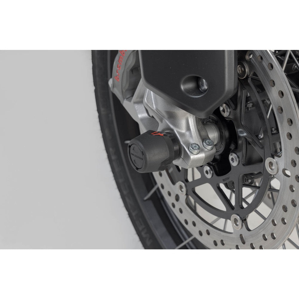 SW-Motech SW-STP0517610301-B Rear Axle Slider Set Black for Honda CBR1000RR Fireblade 17-Up/Suzuki GSX-S1000 16-Up/GSX-S950 21-Up/Triumph Tiger 1200 GT 22-Up