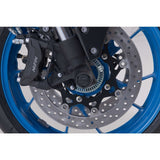 SW-Motech SW-STP0517610700-B Front Axle Slider Set Black for Suzuki GSX-8S 22-Up