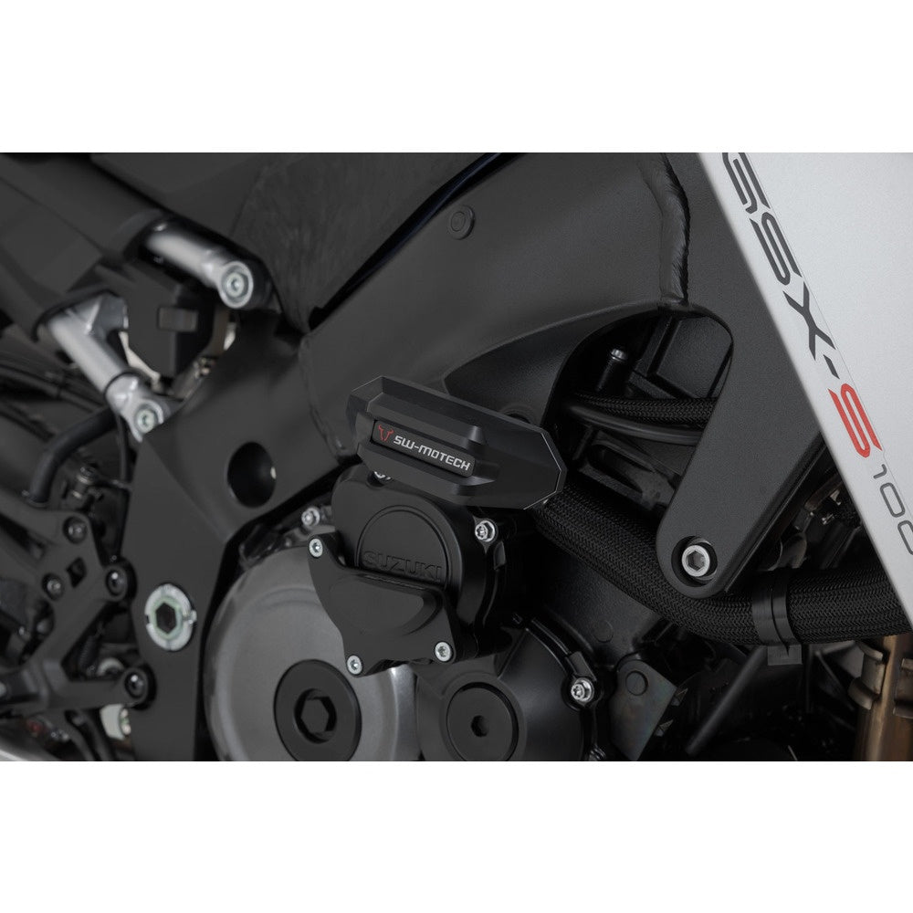 SW-Motech SW-STP0559010900-B Frame Slider Kit Black for Suzuki GSX-S1000/GSX-S1000 GT 21-Up/GSX-S950 21-Up