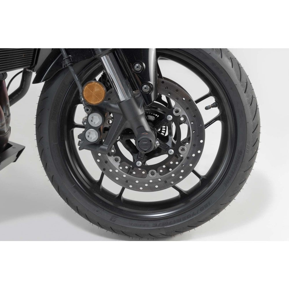SW-Motech SW-STP0617610001-B Front Axle Slider Set Black for Yamaha MT-09 20-24/XSR 900 21-23/XT 1200 Z 10-21