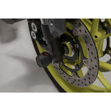 SW-Motech SW-STP0617610701-B Front Axle Slider Set Black for Aprilia RS 660 20-Up/Tuono 660 20-Up/Yamaha YZF-R7 21-Up/FJ-09/MT-09 16-20/MT-09 SP 17-20/MT-09 Tracer/Tracer 900 16-20/Tracer 900 GT 18-20