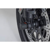 SW-Motech SW-STP0717611001-B Front Axle Slider Set Black for BMW F 800 R 15-19/S 1000 XR 15-19/R NineT 16-Up/R 1200 R/RS 14-18/R 1250 R/RS 18-Up/R 1300 GS 23-Up