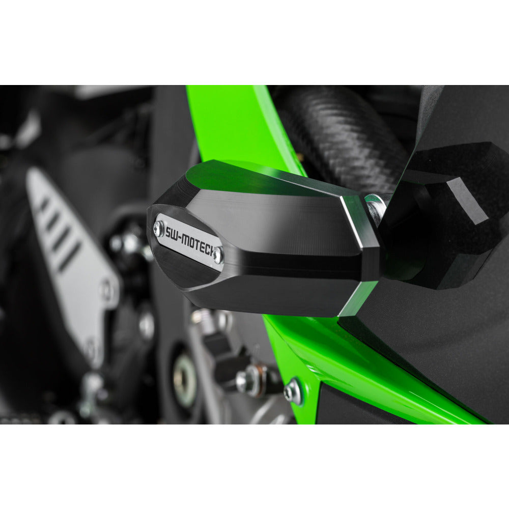SW-Motech SW-STP0859011100-B Frame Slider Kit Black for Kawasaki Ninja ZX-6R 636 13-Up