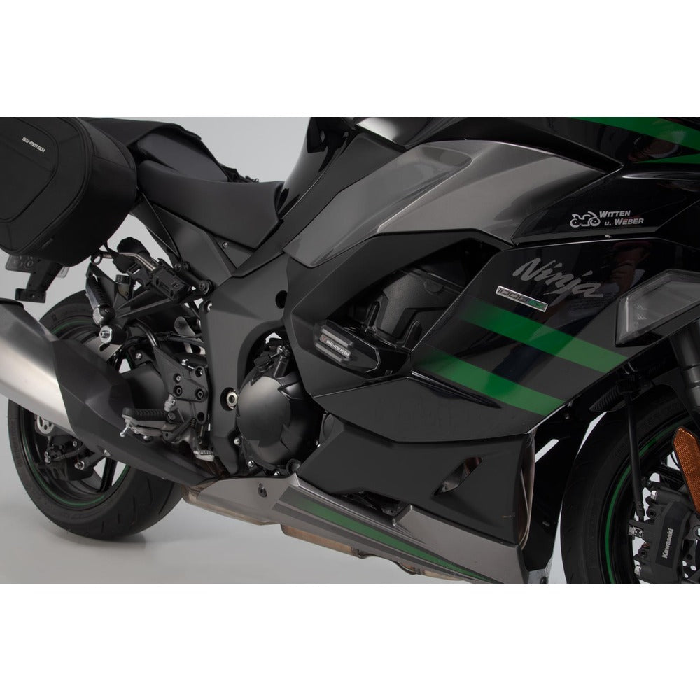 SW-Motech SW-STP0859011601-B Frame Slider Kit Black for Kawasaki Ninja 1000SX 19-Up