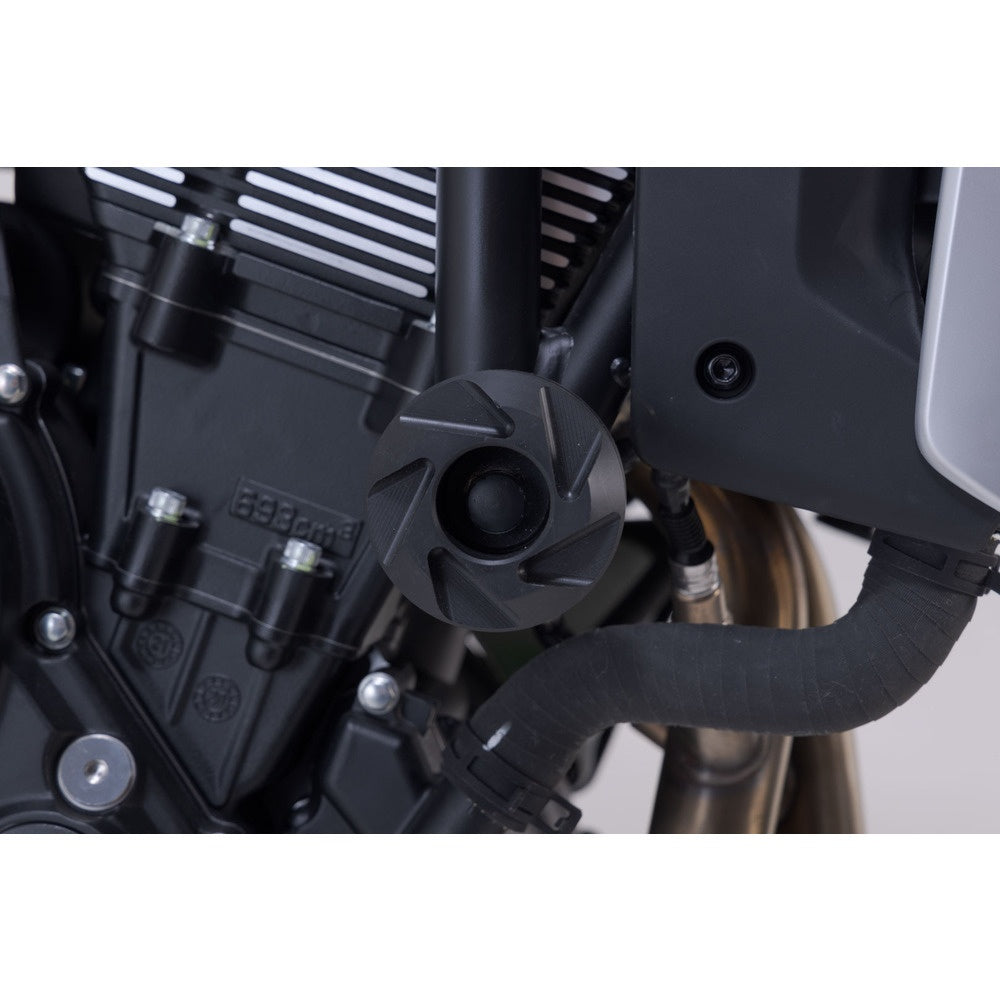 SW-Motech SW-STP1003310000-B Frame Slider Kit Black for CF Moto 700CL-X Heritage 22-Up