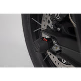 SW-Motech SW-STP1117610101-B Rear Axle Slider Set Black for Triumph Tiger 1200 17-Up/Tiger 800 10-Up/Tiger 850 Sport 21-Up/Tiger 900 19-Up Models