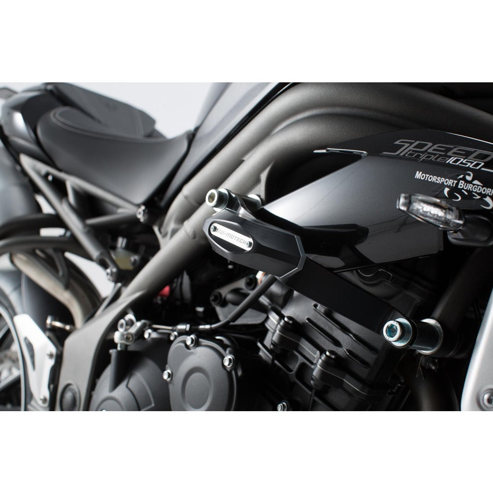SW-Motech SW-STP1159010300-B Frame Slider Kit Black for Triumph Speed Triple 1050/Speed Triple 1050 R 10-Up/Speed Triple 1050 RS/Speed Triple 1050 S 18-Up
