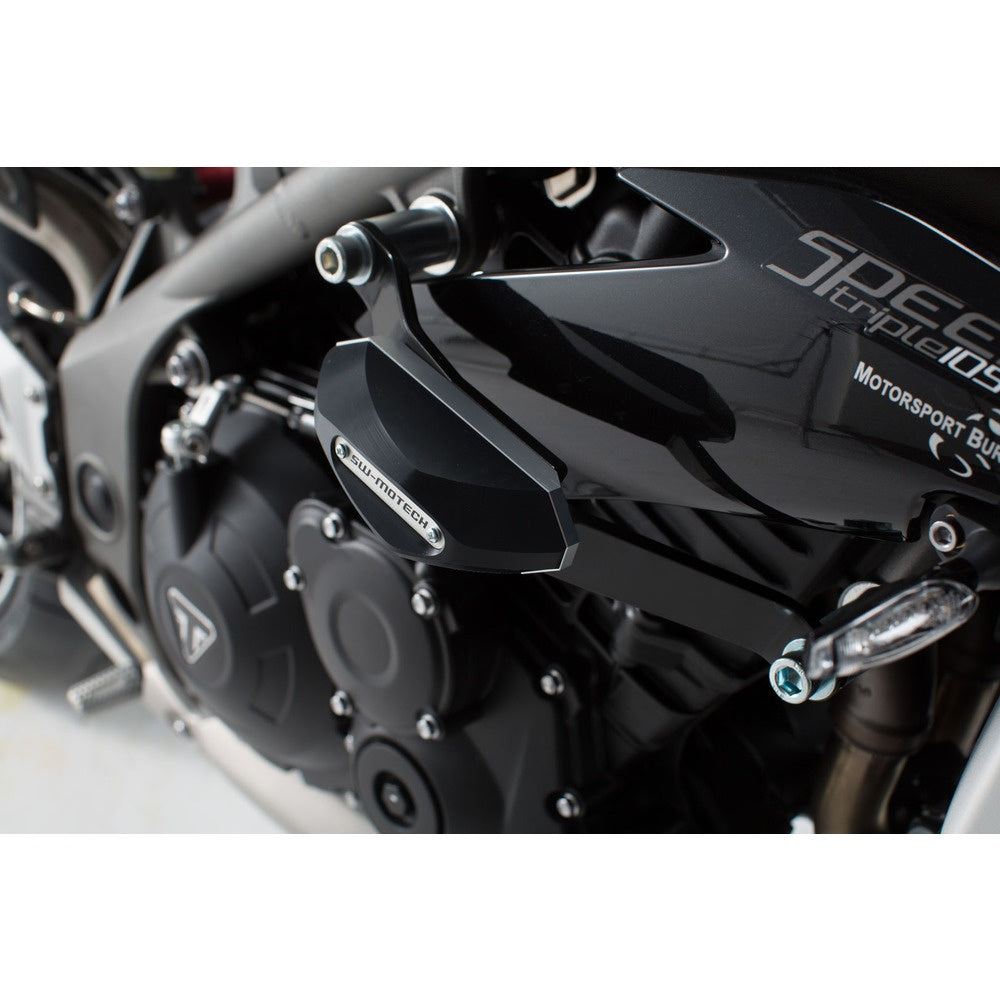 SW-Motech SW-STP1159010300-B Frame Slider Kit Black for Triumph Speed Triple 1050/Speed Triple 1050 R 10-Up/Speed Triple 1050 RS/Speed Triple 1050 S 18-Up