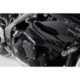 SW-Motech SW-STP1159010300-B Frame Slider Kit Black for Triumph Speed Triple 1050/Speed Triple 1050 R 10-Up/Speed Triple 1050 RS/Speed Triple 1050 S 18-Up