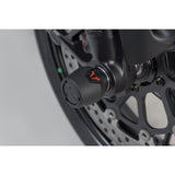 SW-Motech SW-STP2217610201-B Front Axle Slider Set Black for Ducati Panigale/Streetfighter/Diavel 1260/XDiavel Models