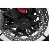 SW-Motech SW-STP2217610600-B Front Axle Slider Set Black for Ducati Multistrada V4 20-Up Models