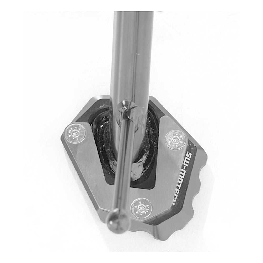 SW-Motech SW-STS0154810000 Side Stand Foot Extension Black/Silver for Honda CB 500 F/CB 500 X/CB 650 R 18-24/CBR 500 R 18-23/CBR 650 R 18-Up/CB 500 Hornet/CL 500/NX 500 23-Up