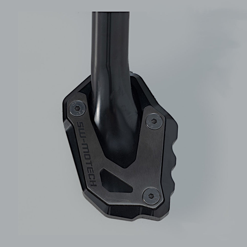 SW-Motech SW-STS0544010001 Side Stand Foot Extension Black/Silver for Suzuki GSX-8S/V-Strom 800DE 22-Up/GSX-S1000 16-Up/V-Strom 1000 14-19/V-Strom 1050 19-Up