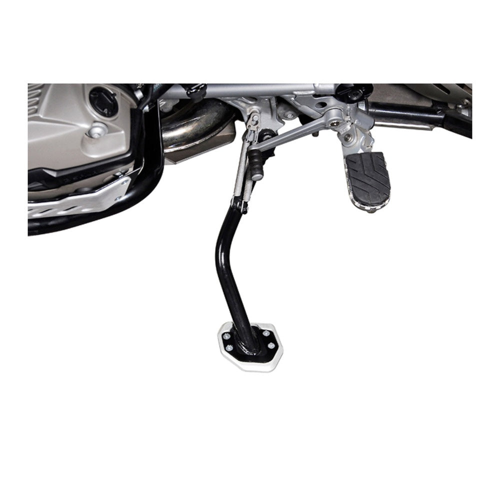 SW-Motech SW-STS0710210000-S Side Stand Foot Extension Black/Silver for BMW R 1200 GS 04-12/R 1200 GS Adventure 08-13