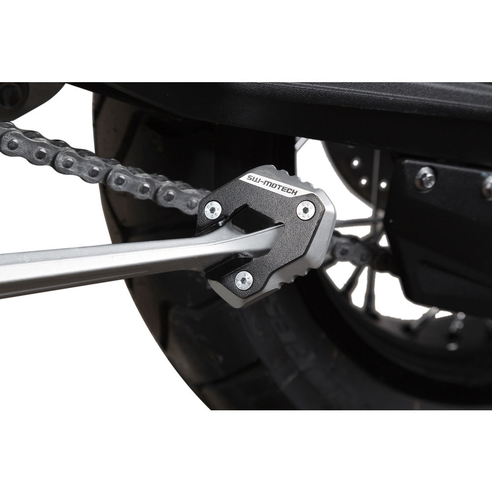 SW-Motech SW-STS1110210000-S Side Stand Foot Extension Black/Silver for Triumph Tiger 800 10-17 Models