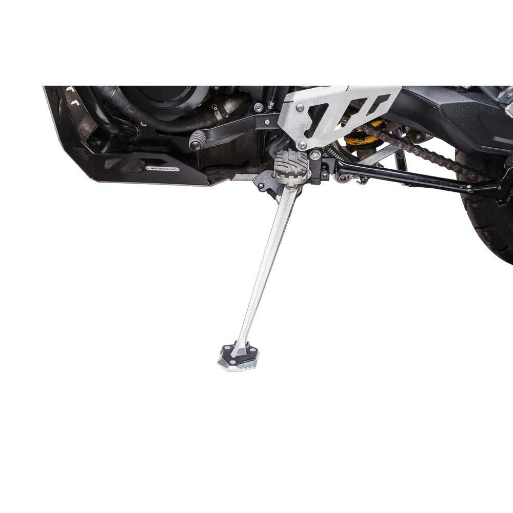 SW-Motech SW-STS1110210000-S Side Stand Foot Extension Black/Silver for Triumph Tiger 800 10-17 Models