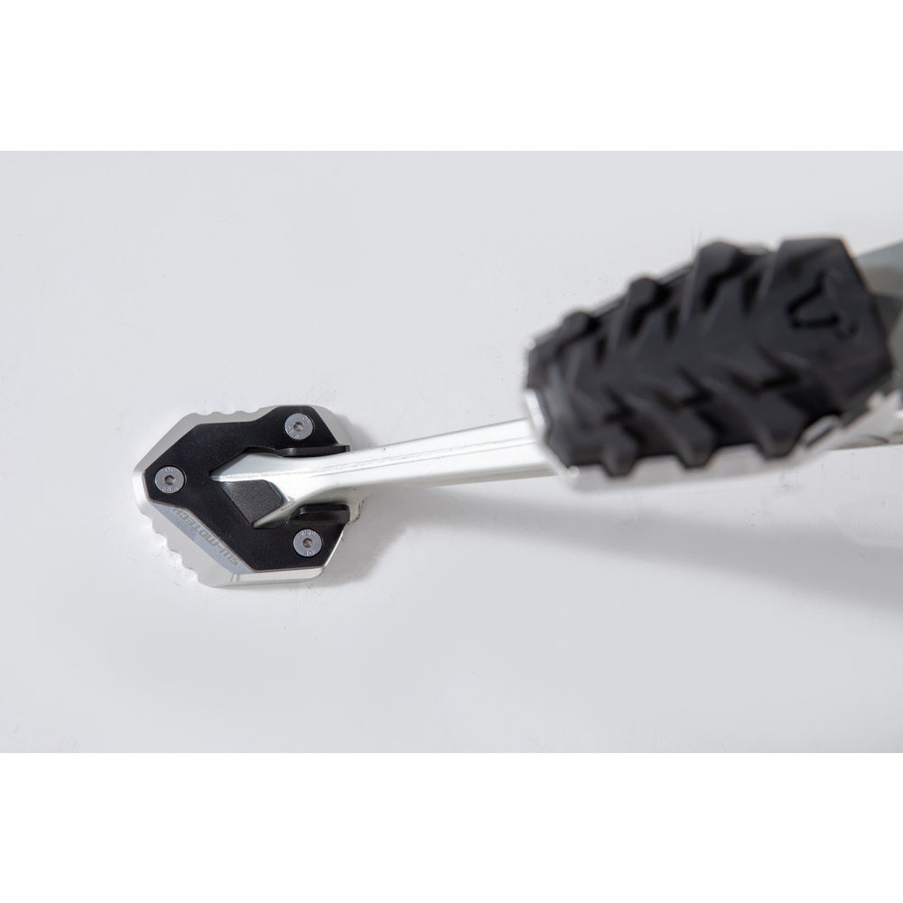 SW-Motech SW-STS1110210300 Side Stand Foot Extension Black/Silver for Triumph Tiger 800 17-Up Models