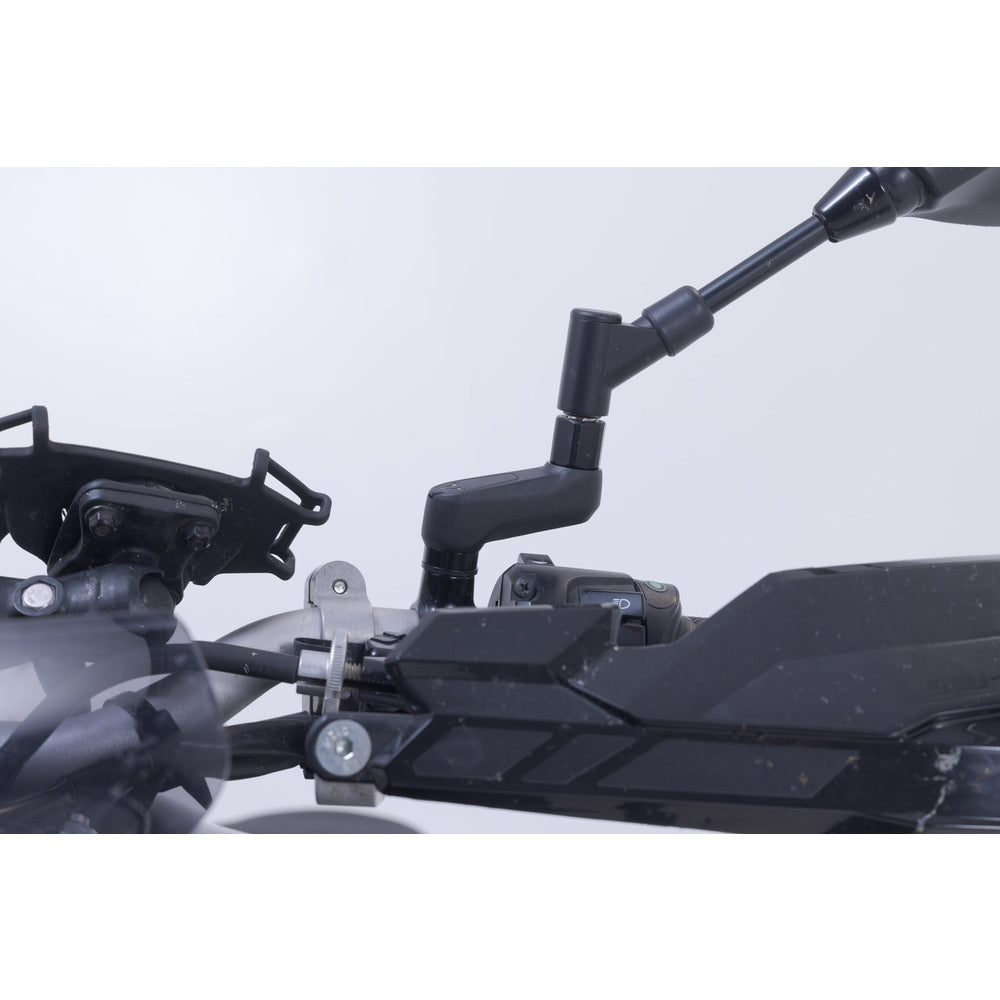 SW-Motech SW-SVL0050311100-B Mirror Extensions Black for Ducati/KTM/Yamaha Models