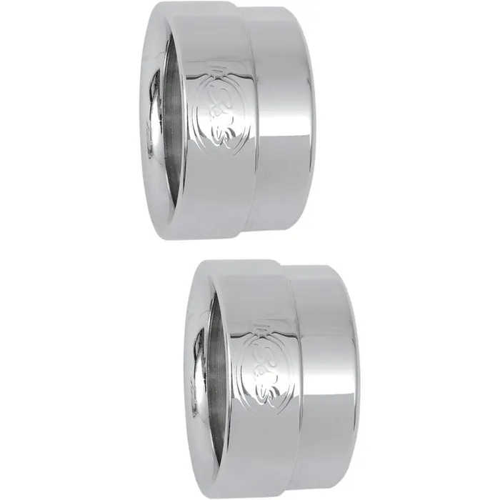 S&S Cycle SS-550-0229A Classic Straight End Caps Chrome for Power Tune