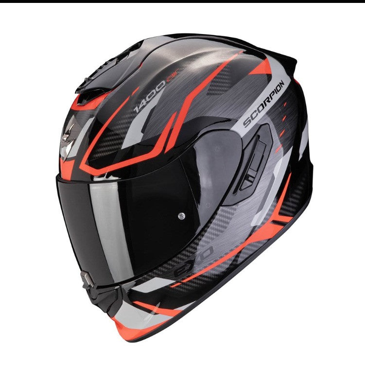 Scorpion EXO-1400 Evo II Air Accord Gray/Red Helmet [MED][INTERNAL]