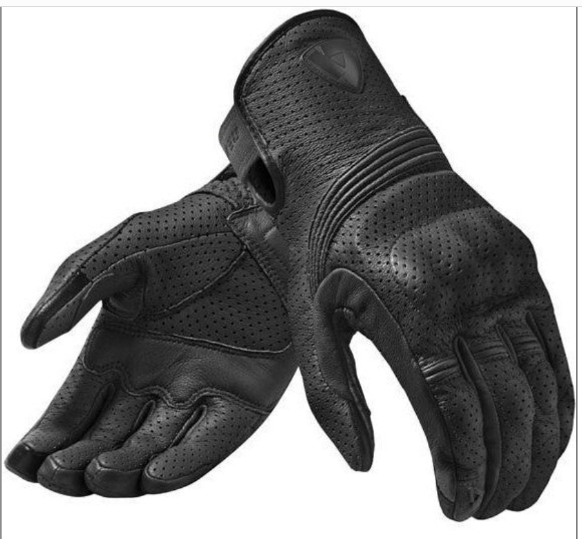 REV'IT! Fly 3 Black Gloves [INTERNAL]