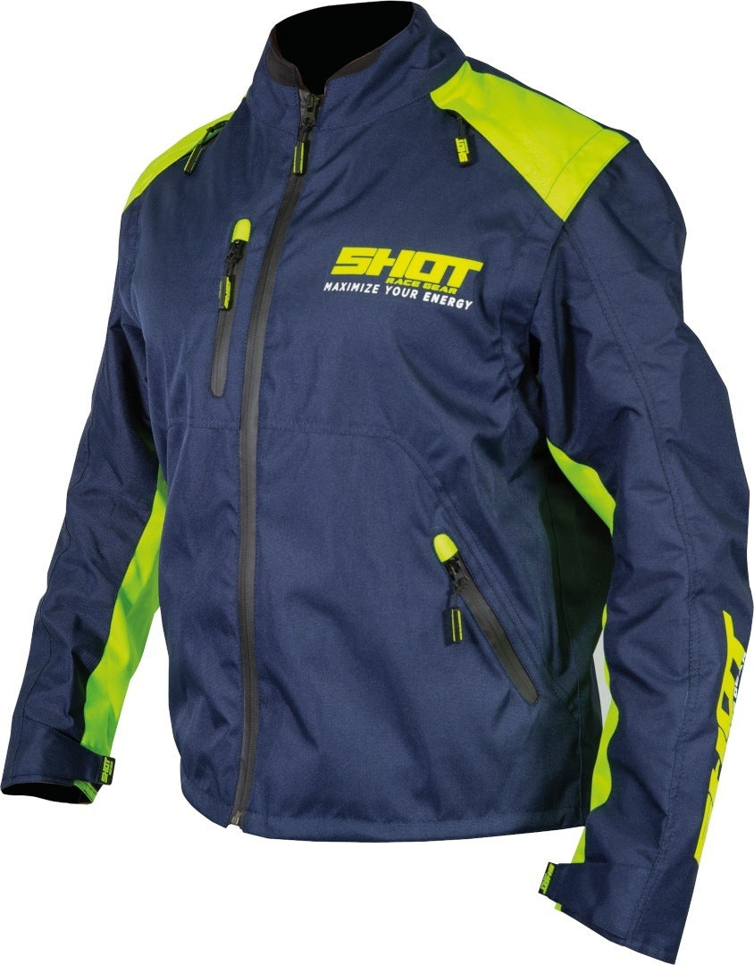 Shot Contact Assault Enduro Blue/Neon Yellow Jacket - EasyR