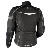 MotoDry Siena Black/White Textile Womens Jacket