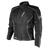 MotoDry Siena Black/White Textile Womens Jacket