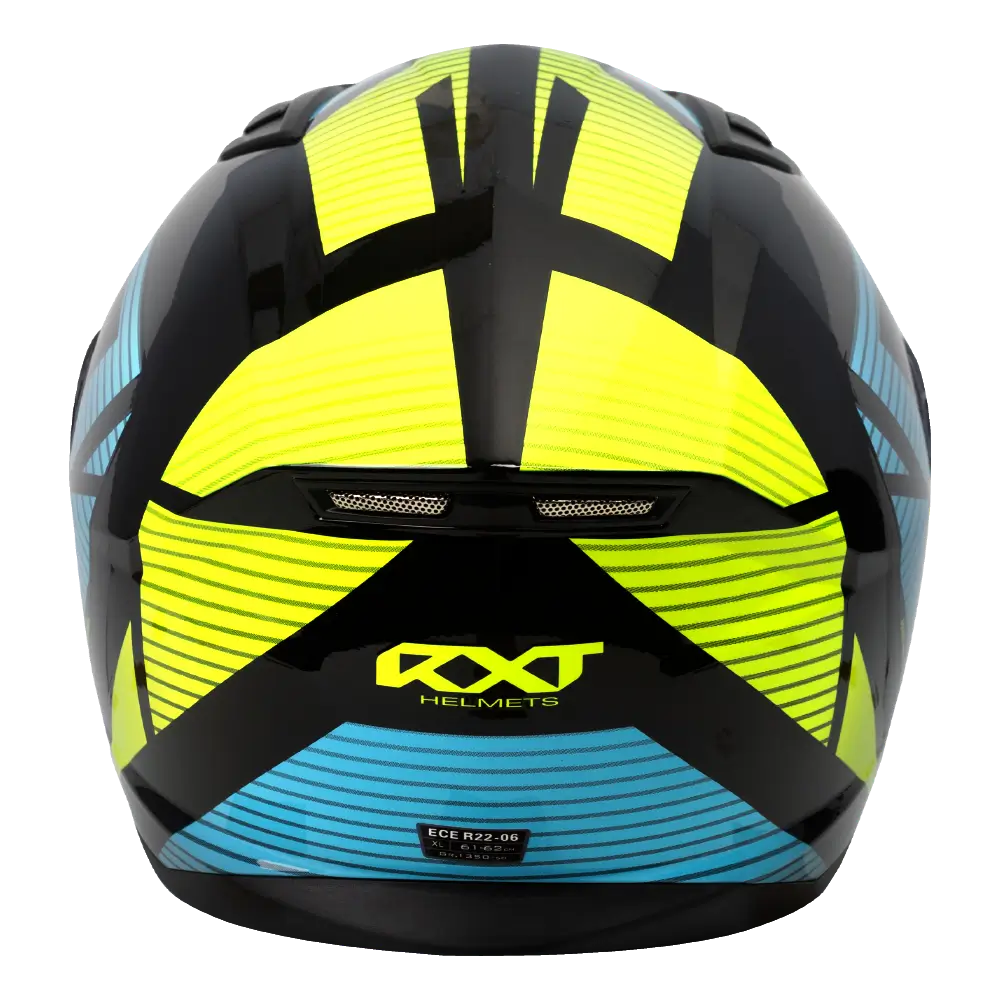 RXT 825 Street 2 Suzuka Gloss Black/Blue/Fluro Helmet