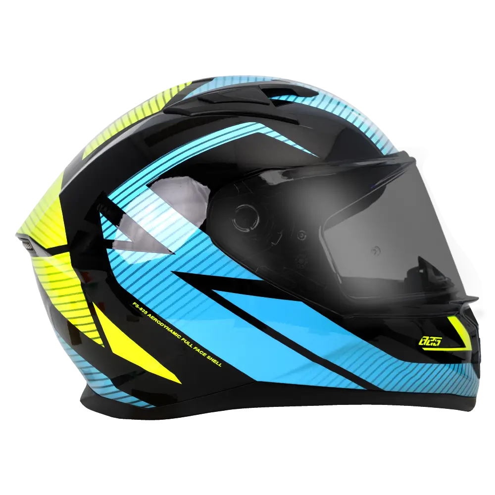 RXT 825 Street 2 Suzuka Gloss Black/Blue/Fluro Helmet