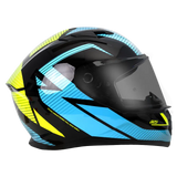 RXT 825 Street 2 Suzuka Gloss Black/Blue/Fluro Helmet