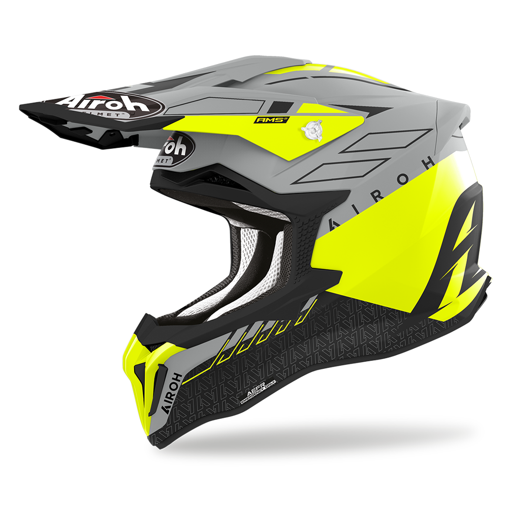 Airoh Strycker Skin Matte Yellow Helmet