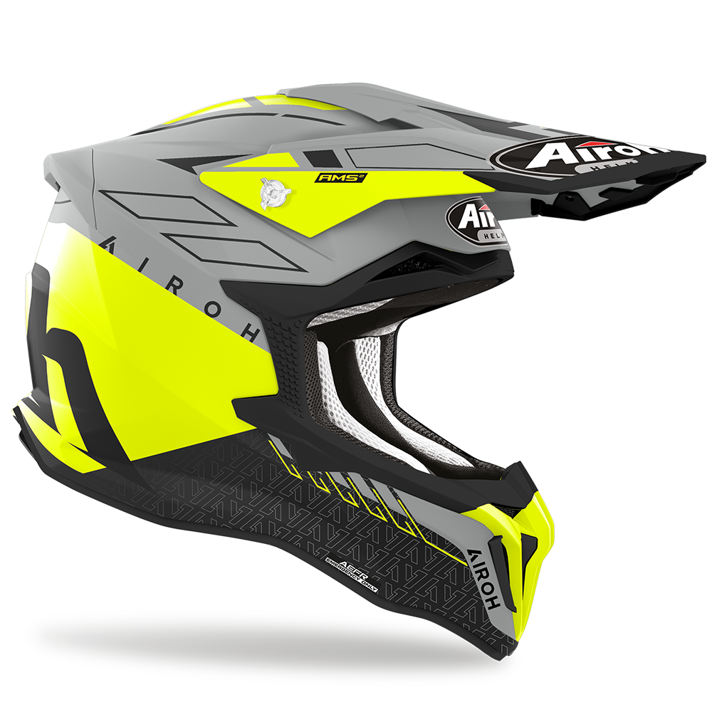 Airoh Strycker Skin Matte Yellow Helmet