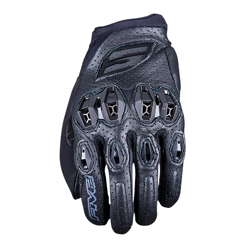 Five Stunt Evo 2 Leather Black Gloves